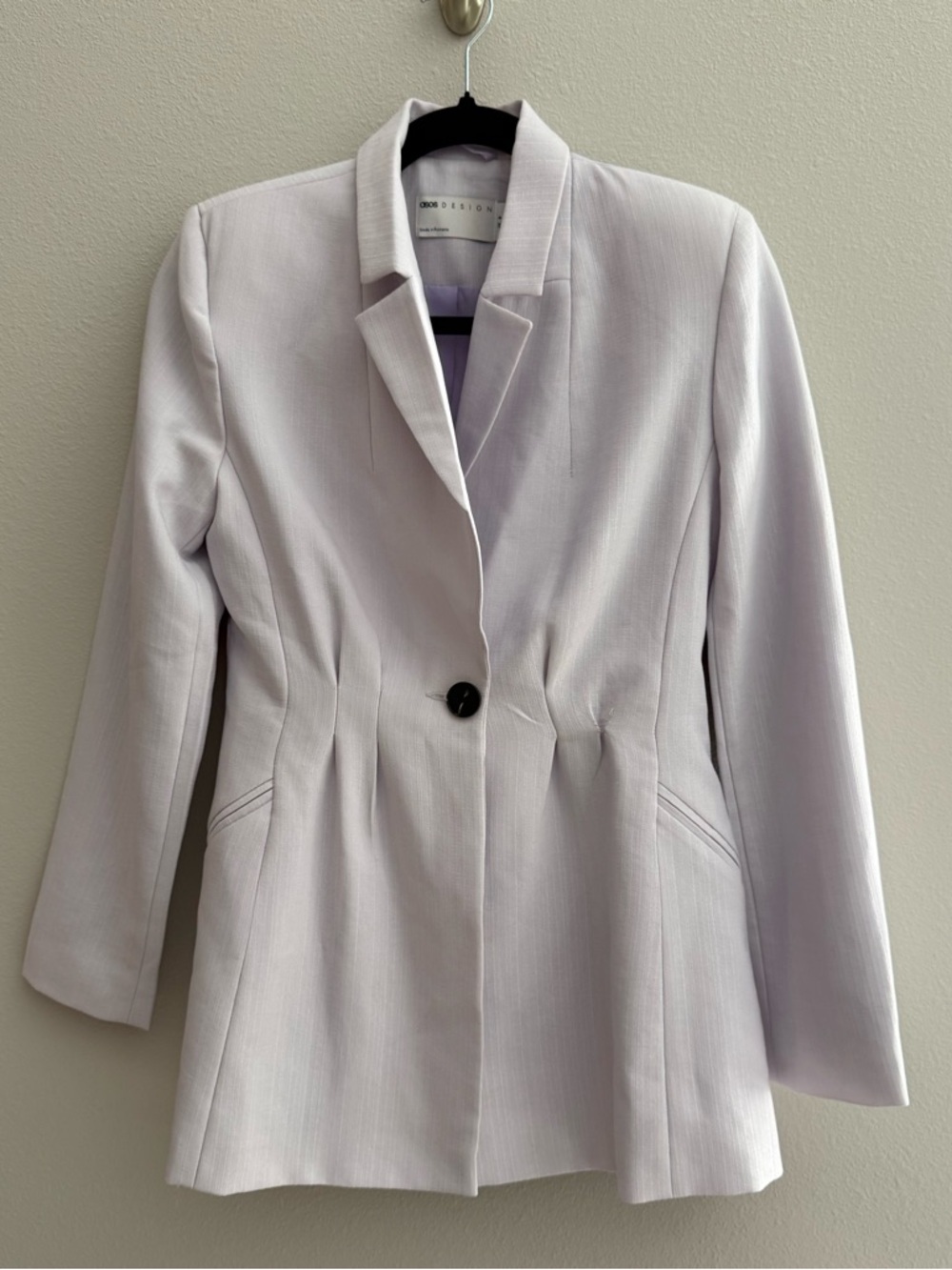 ASOS Lilac Lavender Tailored Blazer Size US 4